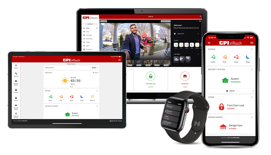 inTouch Mobile App | Smart Home | CPI Security