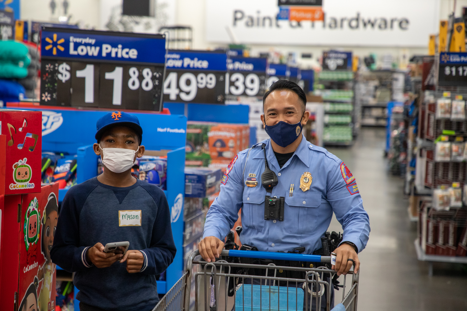 Raleigh Police Shop with a Cop