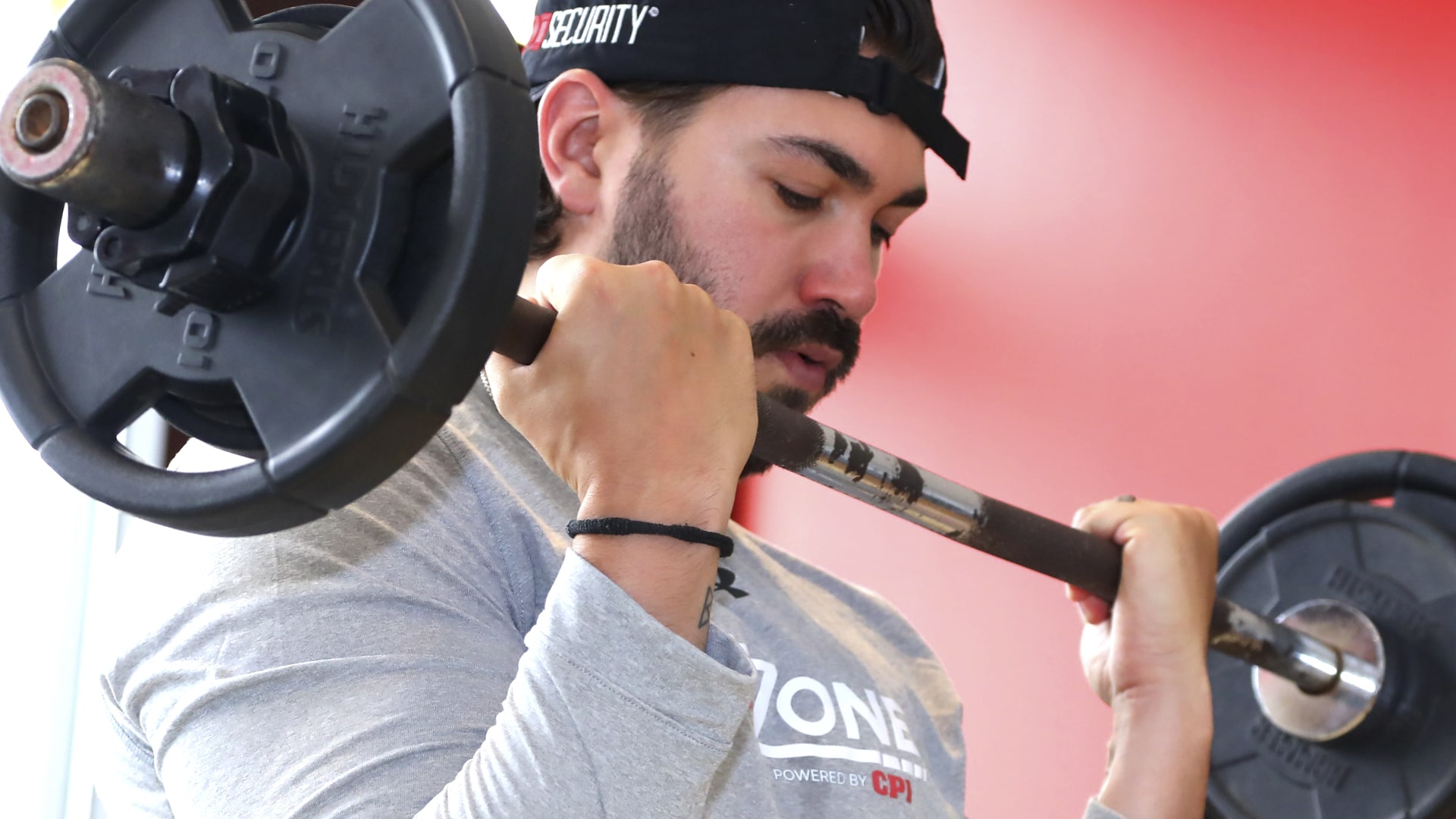 Man Doing Bicep Curls