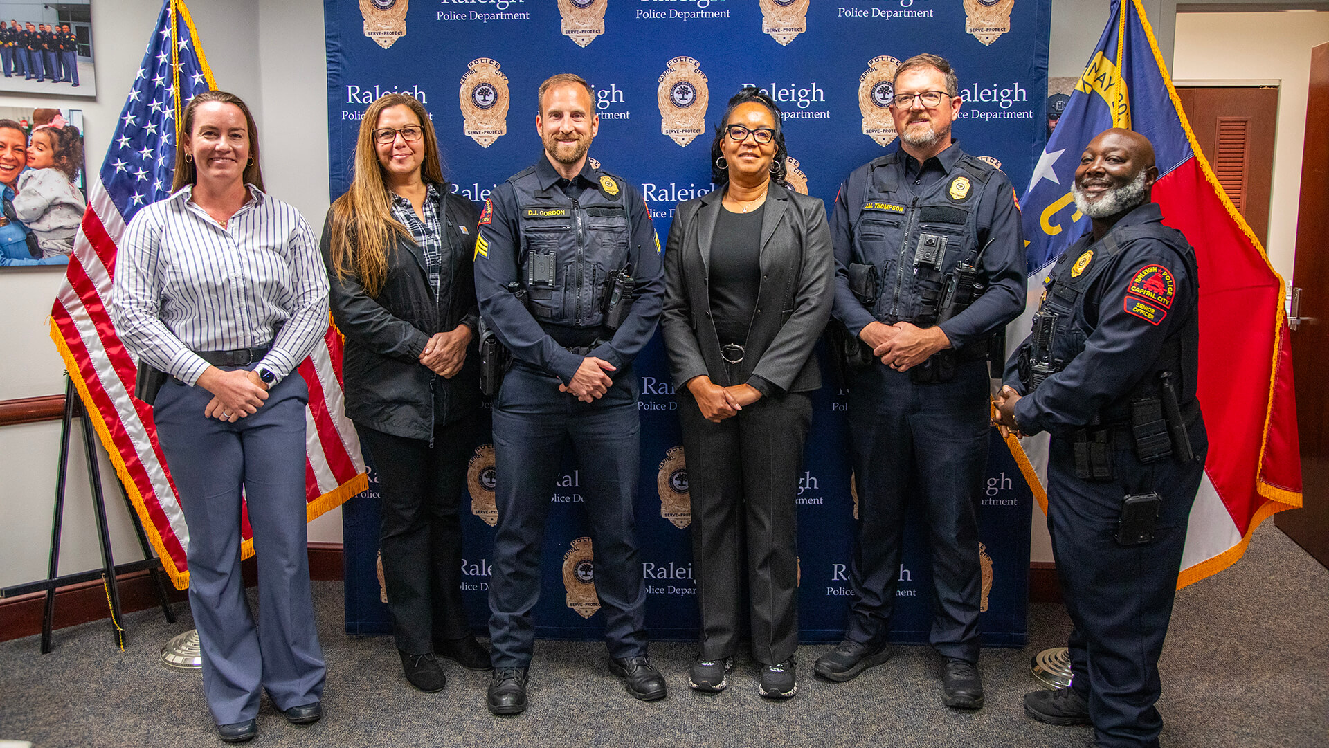 Raleigh Police Officers with Community Impact Award