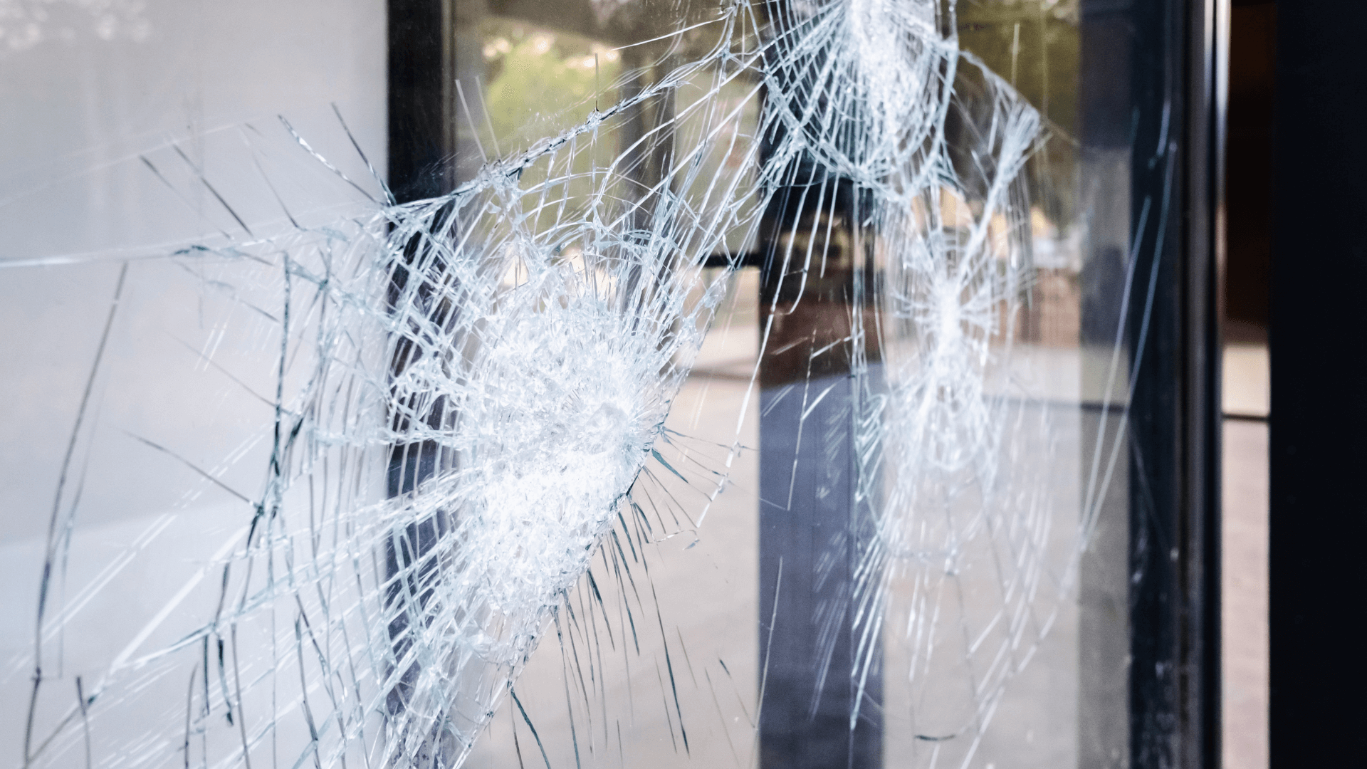 Business with Glass Broken