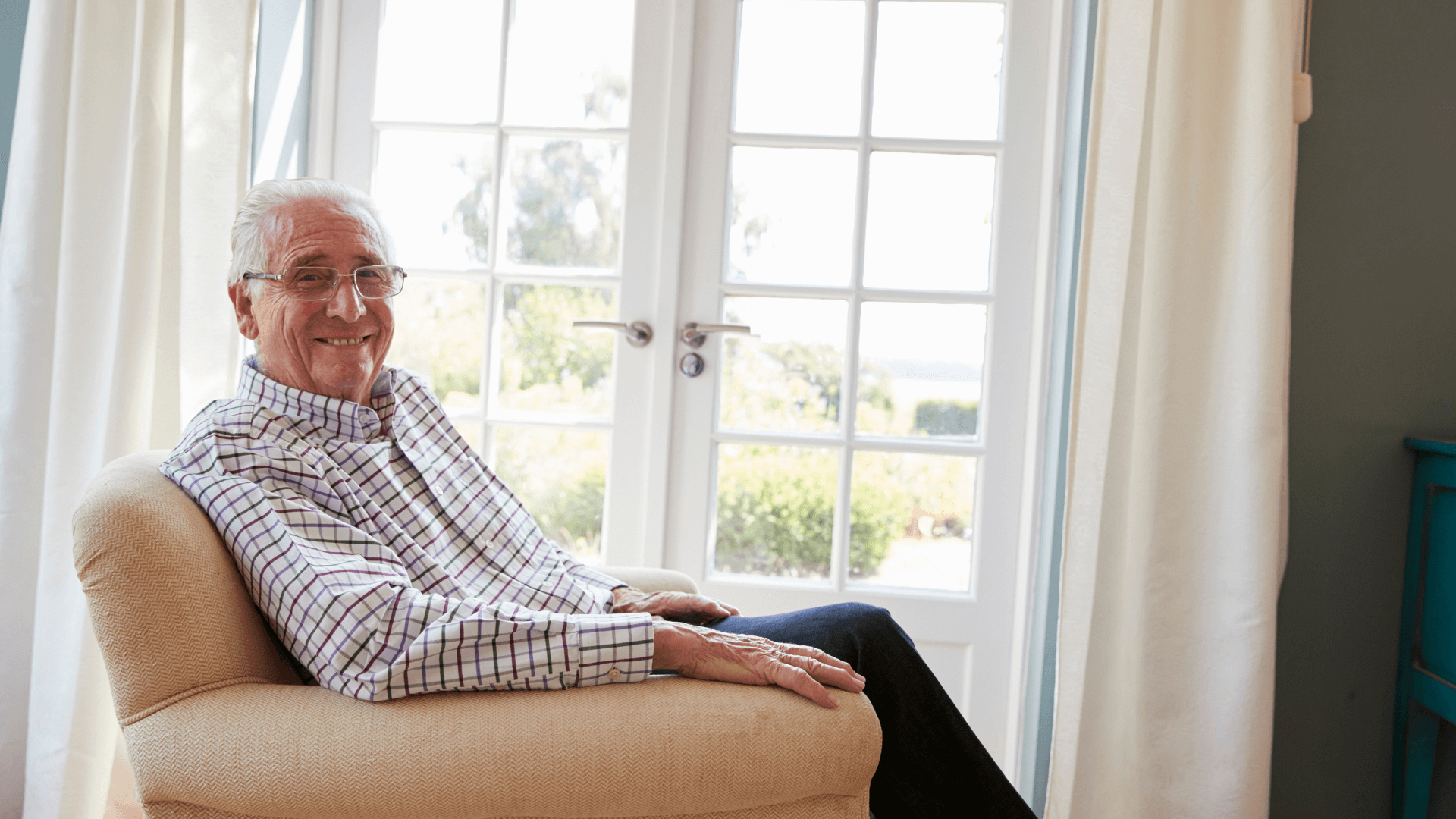 Senior Citizen in Living Room